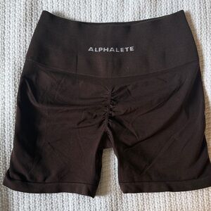 OG Alphalete Amplify Chocolate 4.5” Shorts